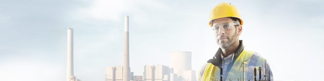 worker at power station