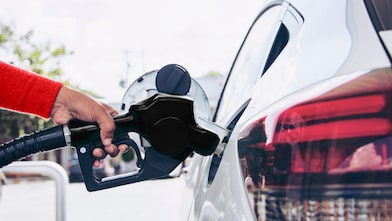 Filling fuel in a car