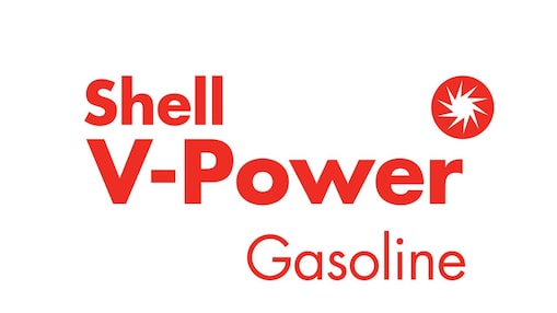 Shell v power gasoline logo