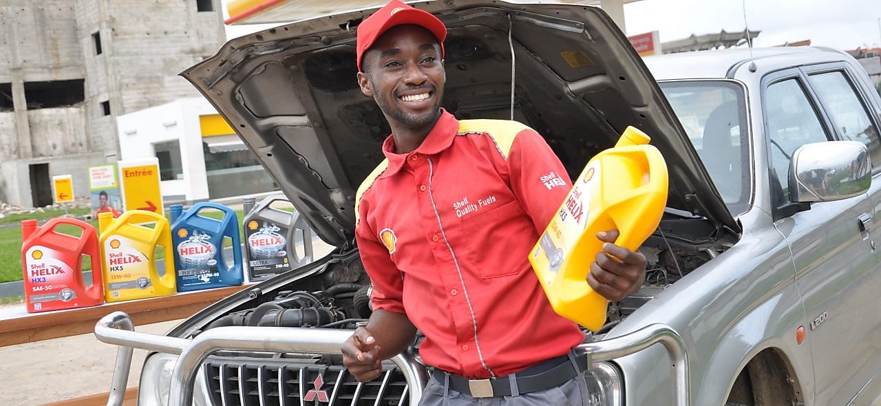 Shell assistant opening bonet